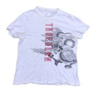 Vintage True Religion Shirt 'In The Cloud Tee' XXL